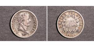 1/2 Franc Primo Impero francese (1804-1814) Argento Napoleone Bonaparte(1769 - 1821)