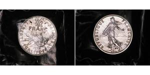 1/2 Franc French Fifth Republic (1958 - ) Nickel 