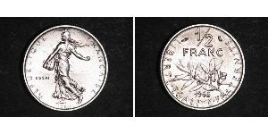 1/2 Franc Fünfte Französische Republik (1958 - ) Nickel 