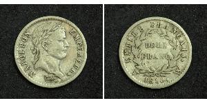 1/2 Franc Erstes Kaiserreich (1804-1814) Silber Napoleon Bonaparte(1769 - 1821)