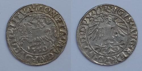 1/2 Groschen Велике князівство Литовське (1236 - 1791) Срібло Сигізмунд II Август (1548 - 1569)