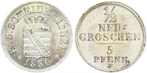 1/2 Grosh Kingdom of Saxony (1806 - 1918)  