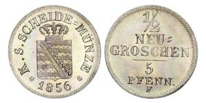 1/2 Grosh Royaume de Saxe (1806 - 1918)  