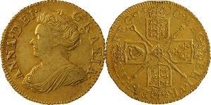 1/2 Guinea Royaume de Grande-Bretagne (1707-1801) Or Anne (reine de Grande-Bretagne)(1665-1714)
