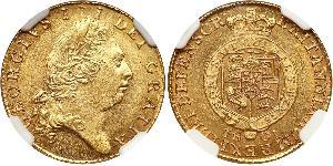 1/2 Guinea Regno Unito di Gran Bretagna e Irlanda (1801-1922) Oro Giorgio III (1738-1820)