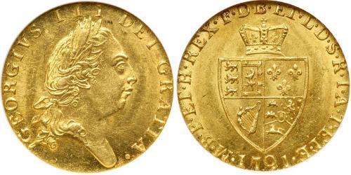 1/2 Guinea 大不列顛王國 (1707 - 1800) 金 喬治三世 (1738-1820)