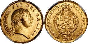 1/2 Guinea 大不列颠及爱尔兰联合王国 (1801 - 1922) 金 喬治三世 (1738-1820)
