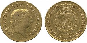 1/2 Guinea 大不列颠及爱尔兰联合王国 (1801 - 1922) 金 喬治三世 (1738-1820)