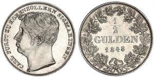 1/2 Gulden Alemania Plata 