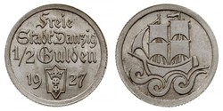 1/2 Gulden Gdansk (1920-1939) Plata 