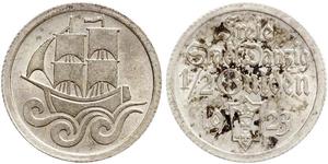 1/2 Gulden Gdansk (1920-1939) Plata 