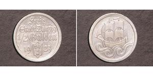 1/2 Gulden Gdansk (1920-1939) Silber 
