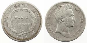 1/2 Gulden Königreich der Niederlande (1815 - ) Silber 