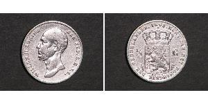 1/2 Gulden Königreich der Niederlande (1815 - ) Silber Wilhelm II. (Niederlande) (1792 - 1849)
