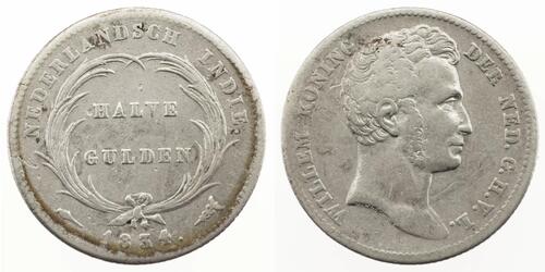 1/2 Gulden Königreich der Niederlande (1815 - ) Silber 