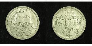 1/2 Gulden Gdansk (1920-1939) Silver 