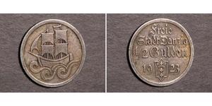 1/2 Gulden 但澤自由市 (1920 - 1939) 銀 