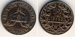 1/2 Heller Deutsch-Ostafrika (1885-1919) Kupfer 