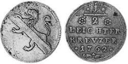 1/2 Kreuzer Prince-Bishopric of Bamberg (1245–1802) Copper 