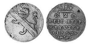 1/2 Kreuzer Prince-Bishopric of Bamberg (1245–1802) Cuivre 