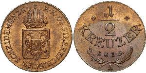 1/2 Kreuzer Imperio austríaco (1804-1867)  Francis II, Holy Roman Emperor (1768 - 1835)