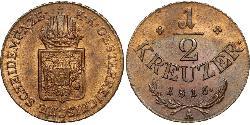 1/2 Kreuzer Kaisertum Österreich (1804-1867)  Francis II, Holy Roman Emperor (1768 - 1835)