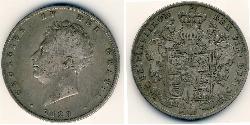 1/2 Krone Royaume-Uni Argent 