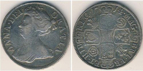 1/2 Krone Regno Unito  Argento 