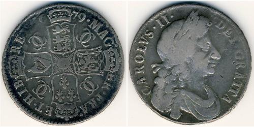 1/2 Krone Regno Unito  Argento 