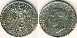 1/2 Krone Reino Unido Níquel/Cobre 