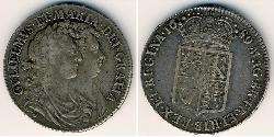 1/2 Krone Reino Unido Plata 