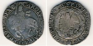 1/2 Krone Reino Unido Plata 