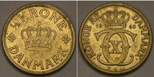 1/2 Krone Danemark  