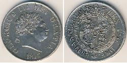 1/2 Krone 英国 銀 
