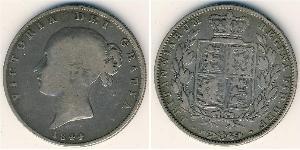1/2 Krone 英国 銀 
