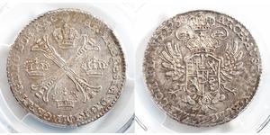 1/2 Kronenthaler Países Bajos Plata 