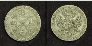 1/2 Kronenthaler Нідерланди Срібло 