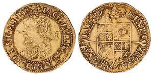 1/2 Laurel Königreich England (927-1649,1660-1707) Gold Jakob I (1566-1625)