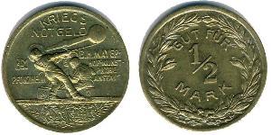 1/2 Mark Deutschland  