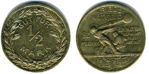 1/2 Mark Deutschland  