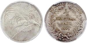 1/2 Mark New Guinea 銀 