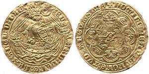 1/2 Noble Королівство Англія (927-1649,1660-1707) Золото Едвард III (1312-1377)
