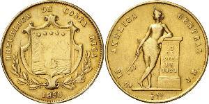 1/2 Onza / 4 Escudo Costa Rica Oro 