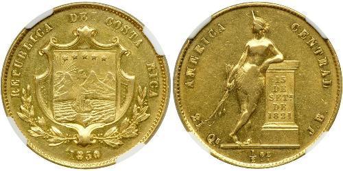 1/2 Onza / 4 Escudo Costa Rica Oro 