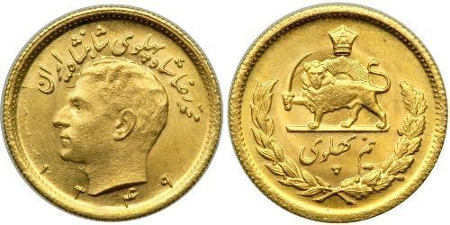 1/2 Pahlavi Irán Oro 