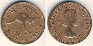 1/2 Penny Australia (1939 - ) Bronce 