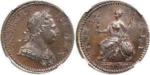 1/2 Penny Kingdom of Great Britain (1707-1801) Bronze George III (1738-1820)