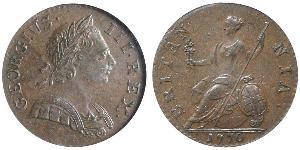 1/2 Penny Kingdom of Great Britain (1707-1801) Bronze George III (1738-1820)