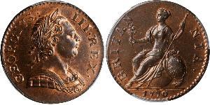 1/2 Penny Kingdom of Great Britain (1707-1801) Bronze George III (1738-1820)