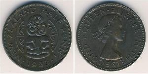 1/2 Penny Neuseeland Bronze 